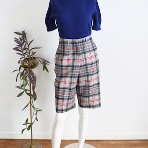 60s Pendleton Wool Plaid Shorts M/L image 1