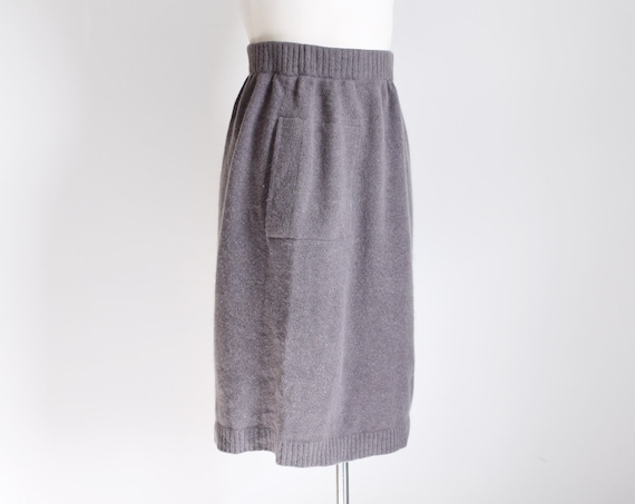Angelo Tarlazzi Angora Knit Skirt - S/M