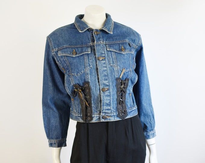 Western 90s Denim Jacket - S