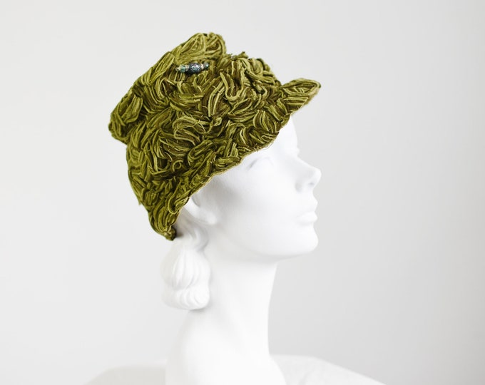 1960s Green Vincent De Koven Hat