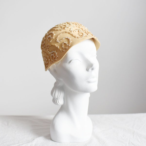 1930s Sequined Cloche Hat