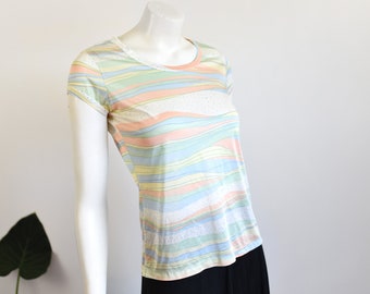 Collegetown 1970s Nylon T-shirt - S