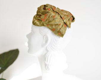 1960s Lamé Headband Hat