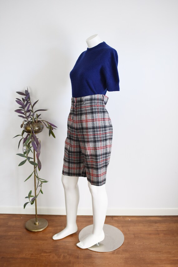 60s Pendleton Wool Plaid Shorts - M/L - image 4