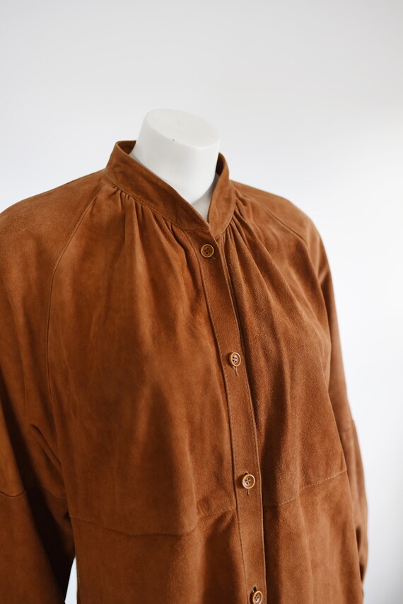 1970s Beged - Or Leather Top - M - image 3
