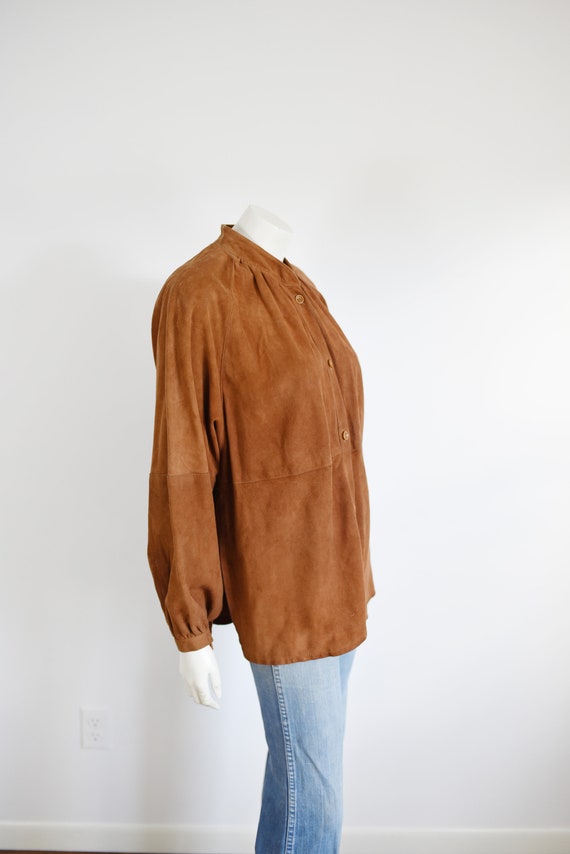 1970s Beged - Or Leather Top - M - image 9