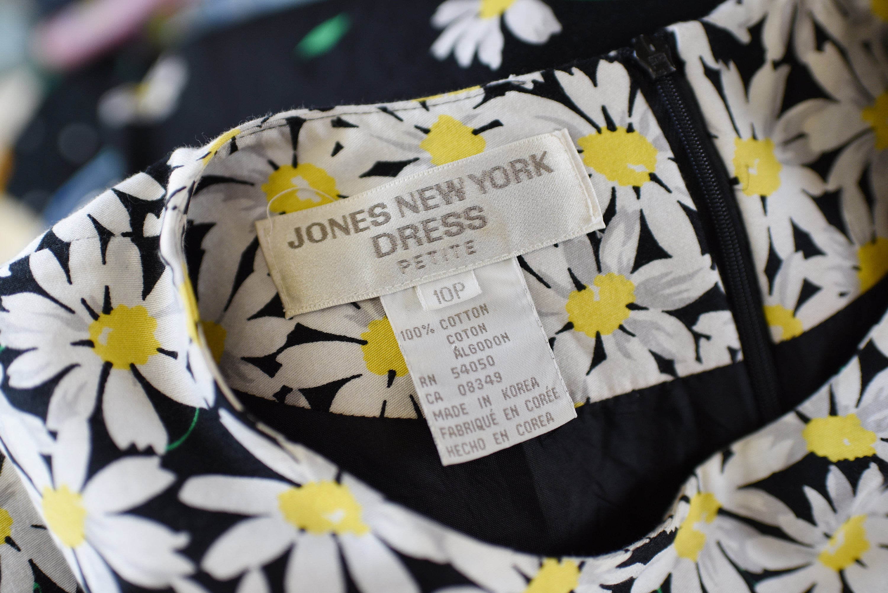 90s Jones New York Daisy Dress S M Etsy Canada