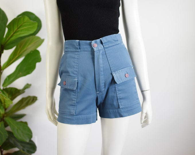 Early 80s Sportif Blue Shorts - S