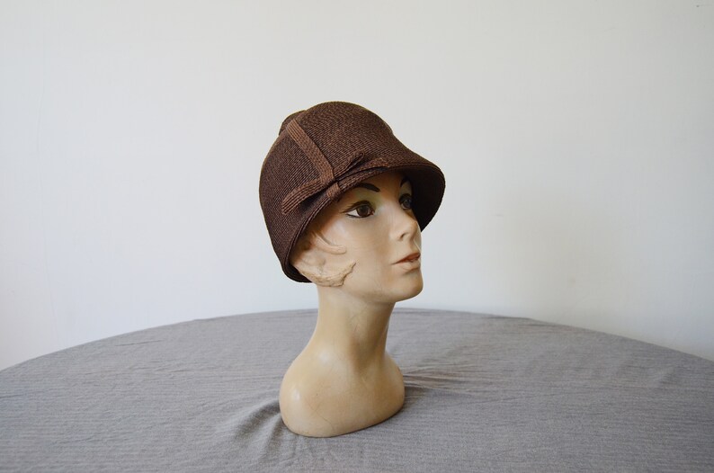 1960s Straw Riding Helmet Hat 60s Bubble Hat