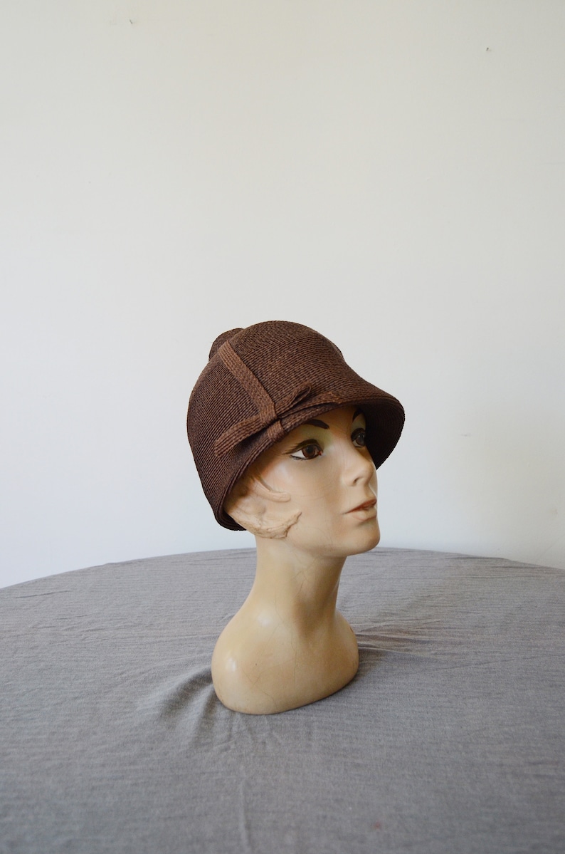 1960s Straw Riding Helmet Hat 60s Bubble Hat