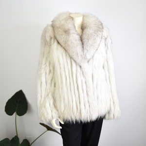 80s Fox Fur Coat M image 2