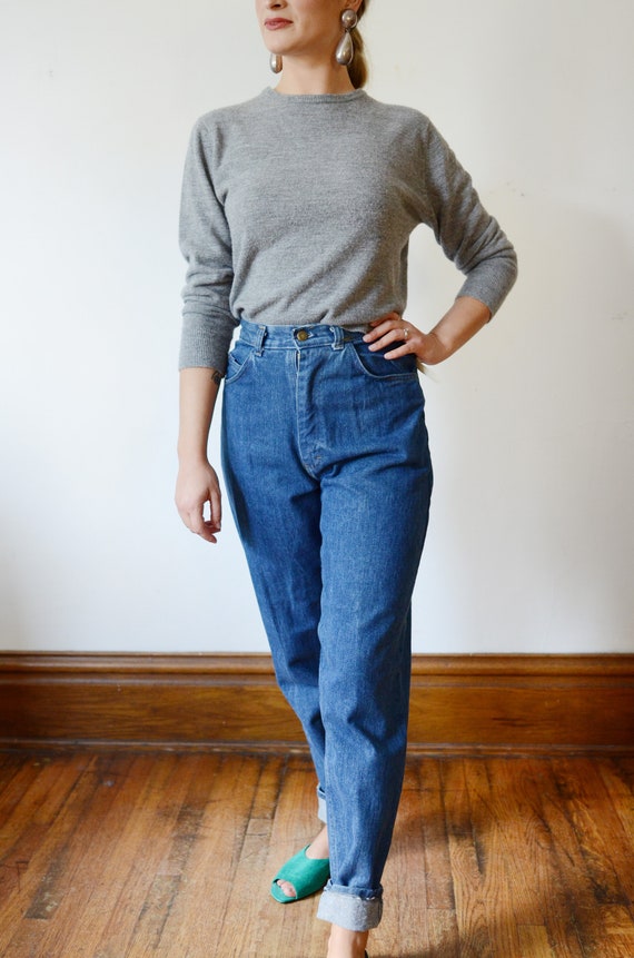 1980s Deadstock High Waisted Jeans - XS - image 3