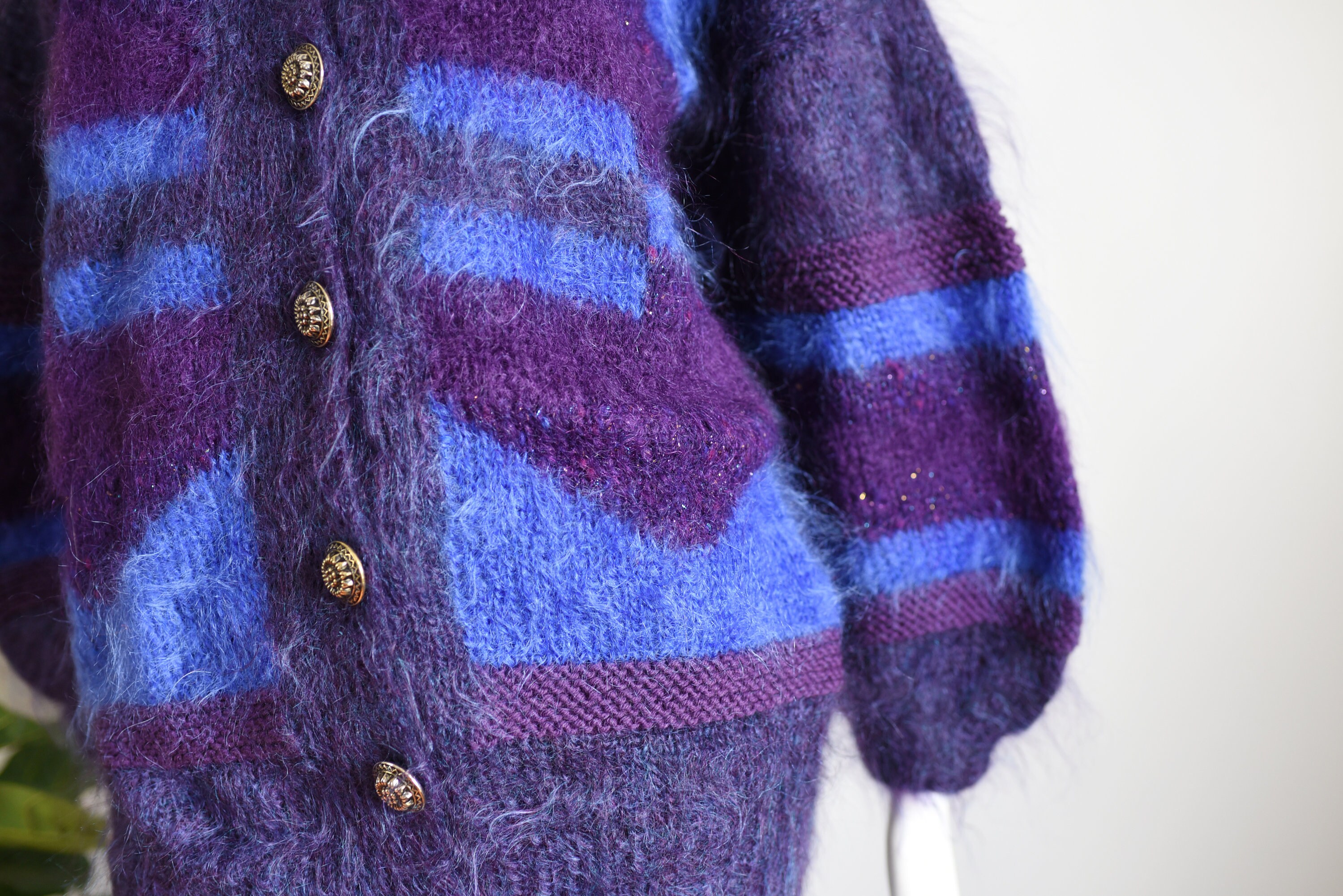 1980s Mohair Cardigan - L/XL 1980s Mohair Cardigan - L/XL