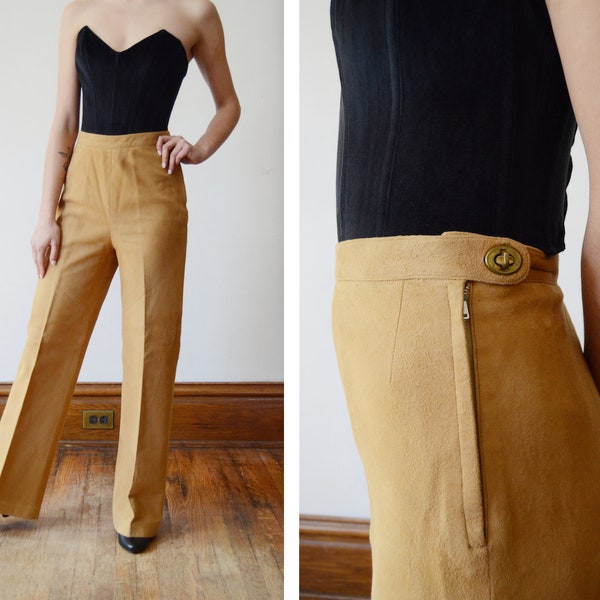 Bonnie Cashin Sills 1970s Leather Pants - XS