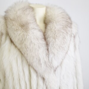 80s Fox Fur Coat M image 4