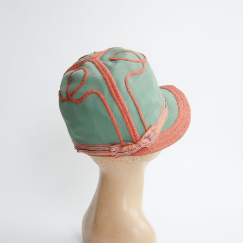 1920s Green Cloche Hat - Hats & Caps