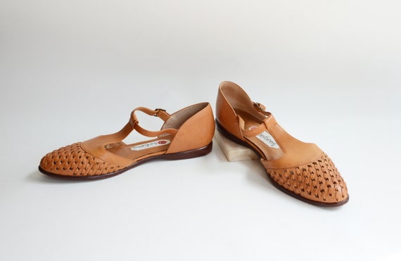 1980s Leather Flats - 8