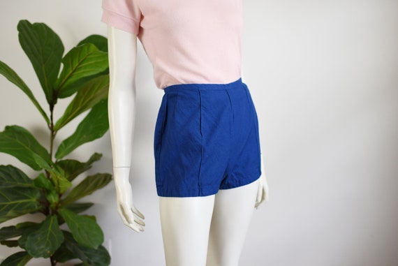 1960s Blue Cotton Shorts - S