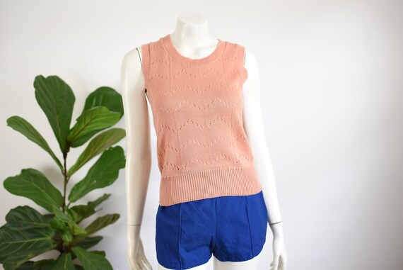 1970s Pink Jantzen Sweater Vest - S