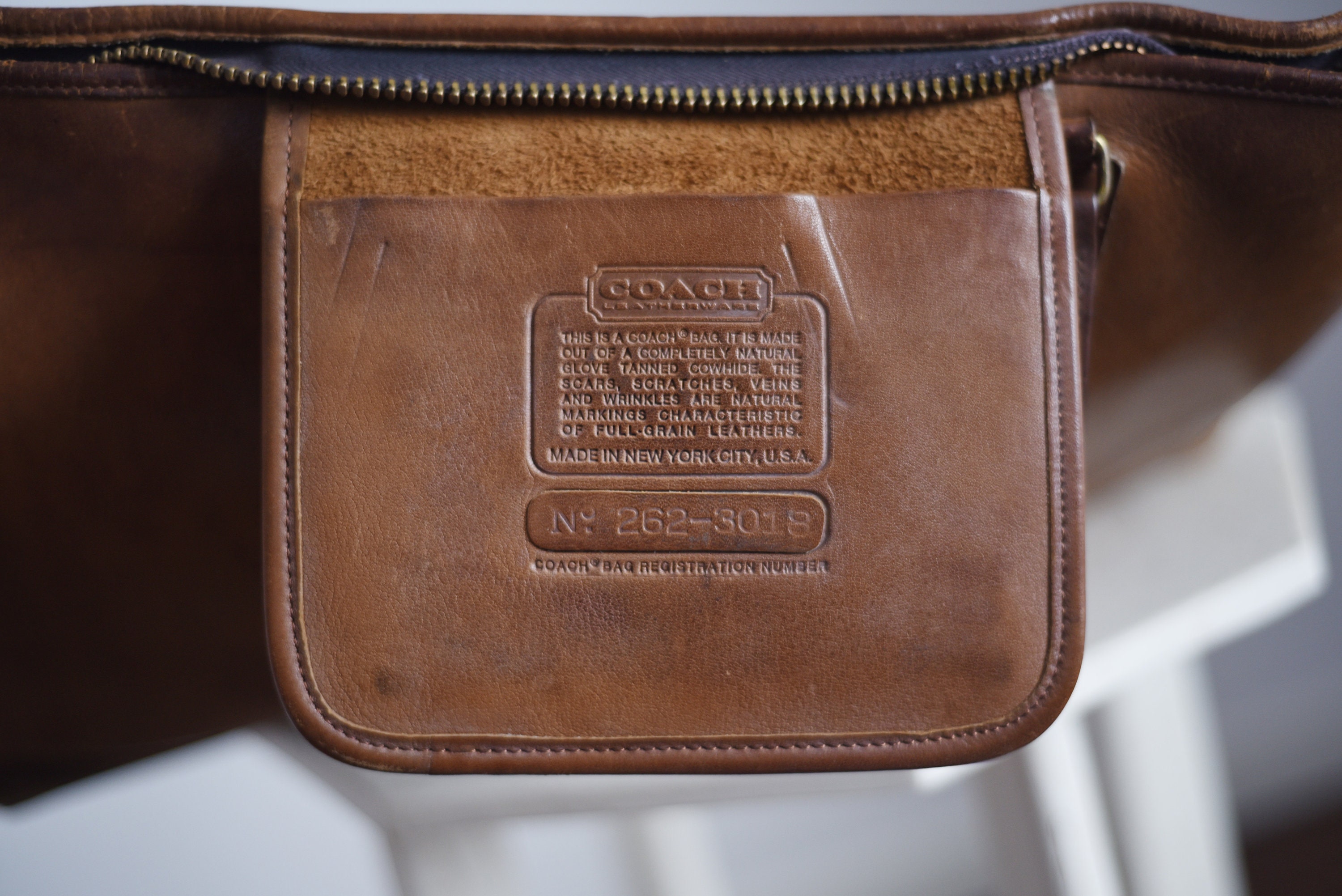 Coach New York City Bag Handle Portfolio