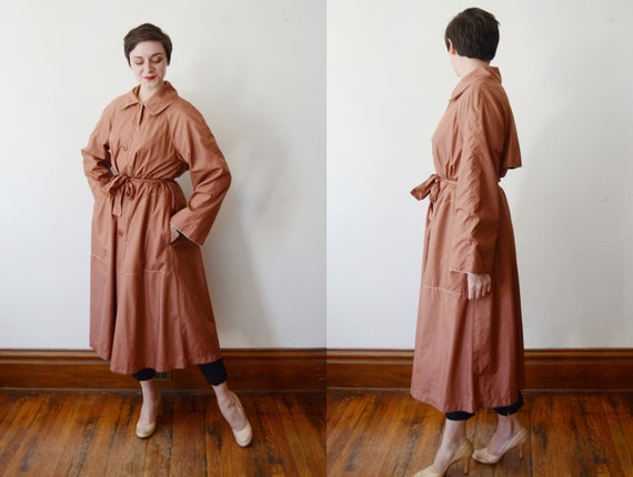 1980s Bonnie Cashin Nylon Trench Coat - M/L