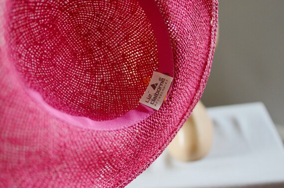 1980s Pink Liz Claiborne Sunhat - image 10