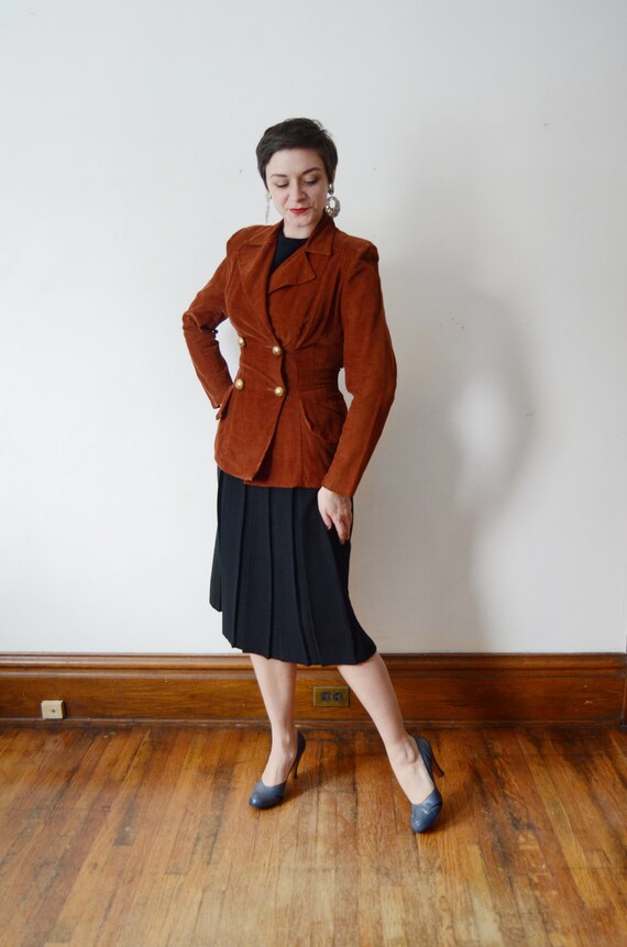 1940s Corduroy Blazer - M