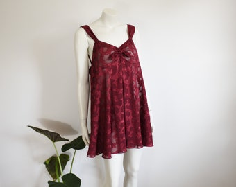 90s Gold Label Victorias Secret Babydoll Nightie - L