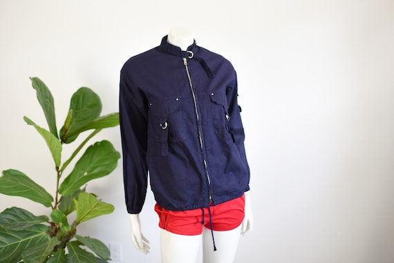Early 1980s Navy Shirt-Jacket - XS
