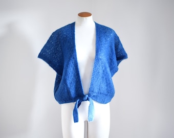 1980s Blue Sweater - L