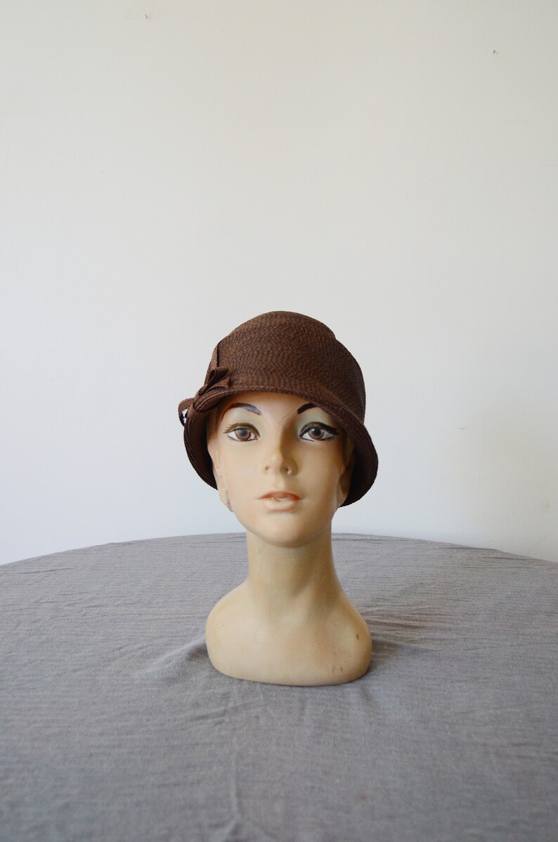 1960s Straw Riding Helmet Hat 60s Bubble Hat