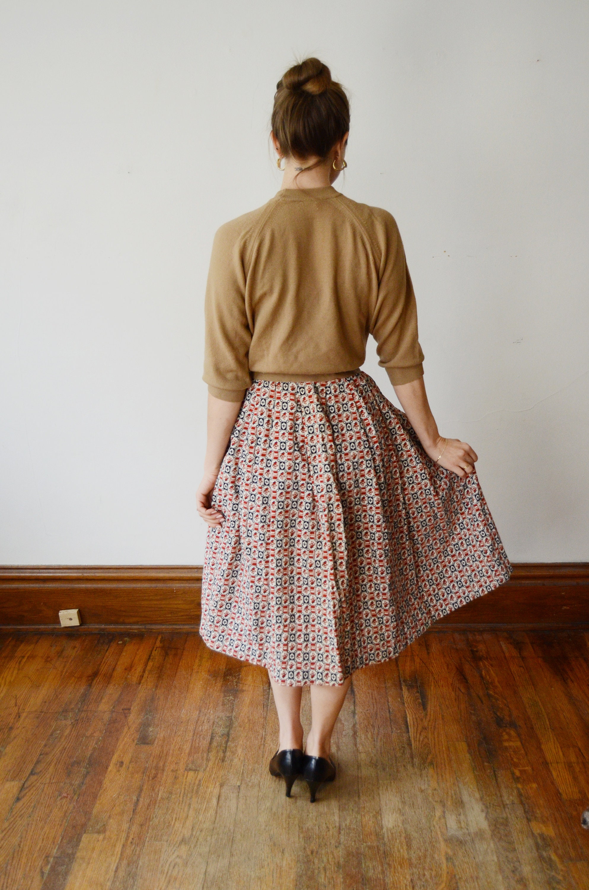 RESERVED 1950s Corduroy Skirt - XS