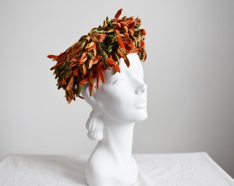 1960s Fringe Pillbox Hat