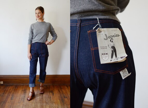 Blue Bell 1950s Jeanies Deadstock Side Zip Jeans -