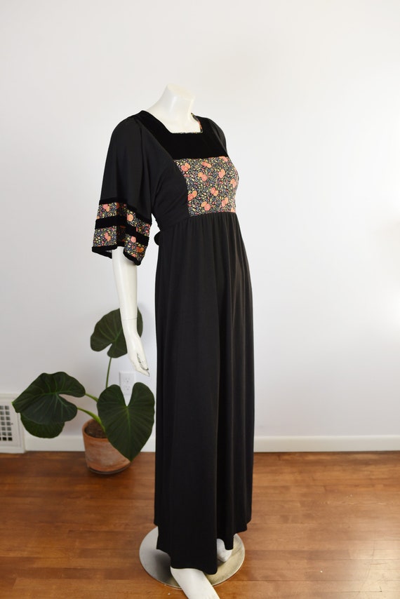 1970s Vicky Vaughn Lounge Dress - XS