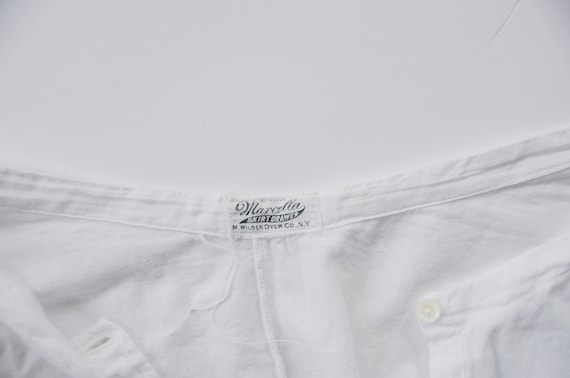 1910s Marcella Skirt Drawer - White Cotton Bloome… - image 9