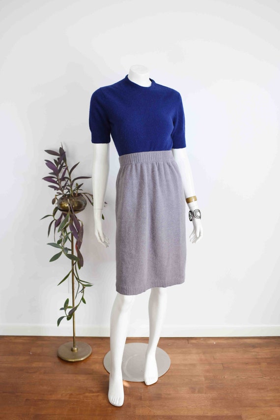 Angelo Tarlazzi Angora Knit Skirt - S/M