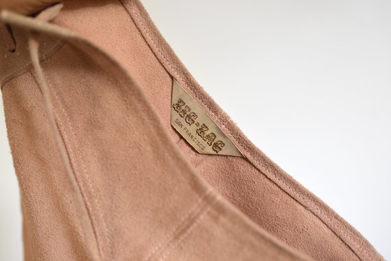 1970s Pink Suede Shorts - S - image 9