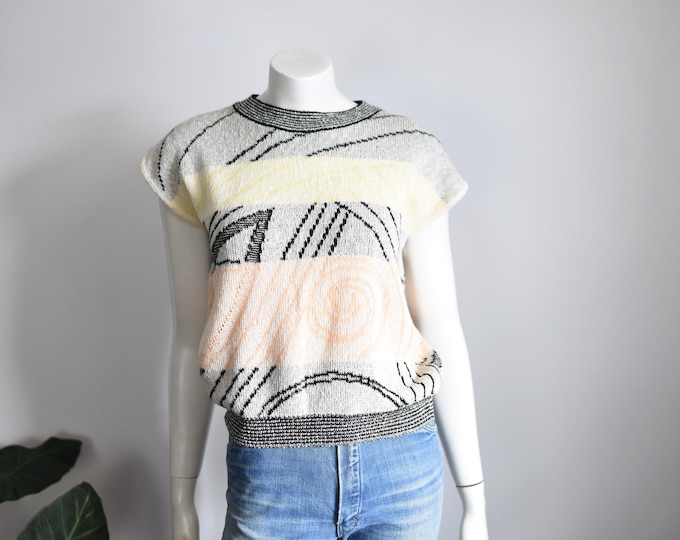 80s Sweater Vest - S