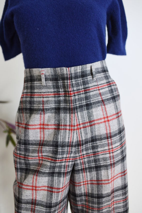 60s Pendleton Wool Plaid Shorts - M/L - image 3