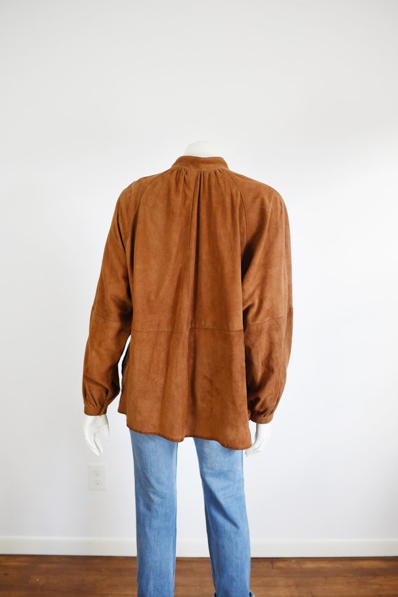 1970s Beged - Or Leather Top - M - image 10