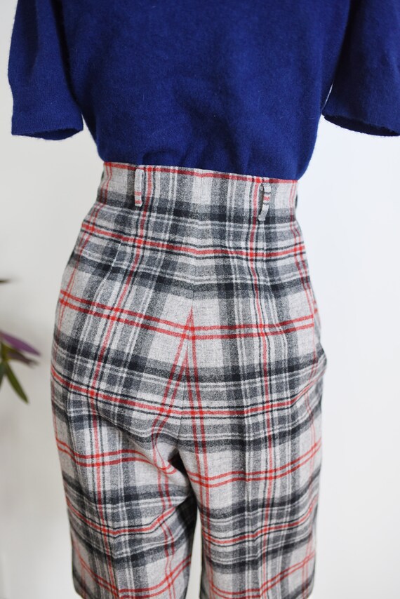 60s Pendleton Wool Plaid Shorts - M/L - image 6