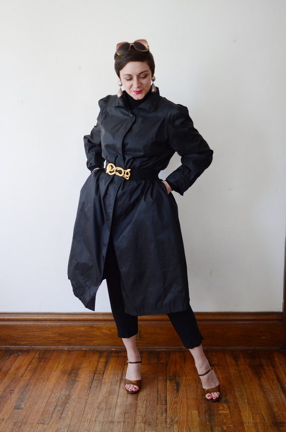 70s/80s Nylon Swing Coat - M/L - image 3