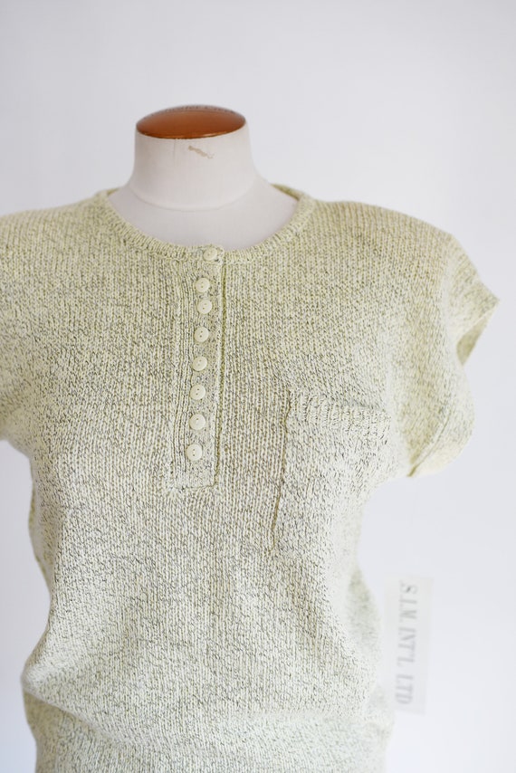 1980s Knit Top - M - image 2