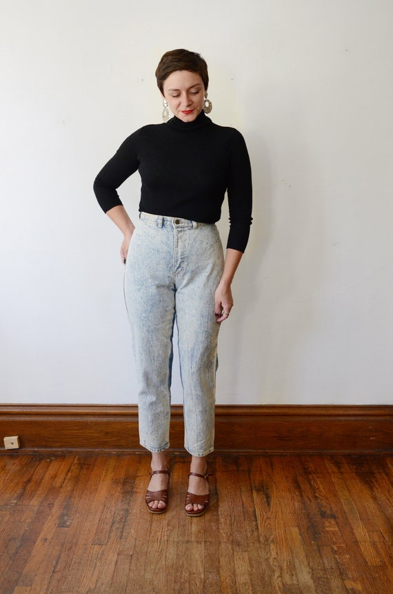 Deadstock 1980s Bleached High Waisted Denim - S - image 8