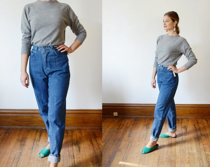 1980s Deadstock High Waisted Jeans - XS