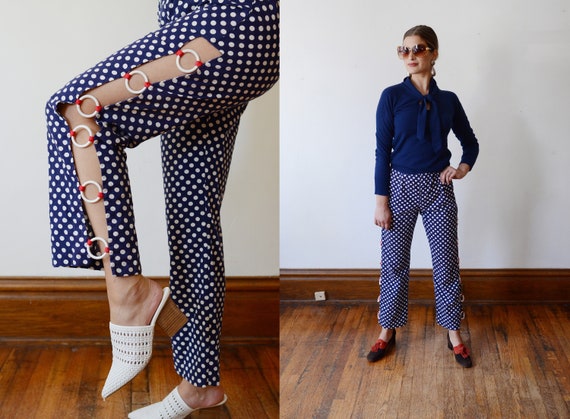 1960s Polka Dot Pants - S