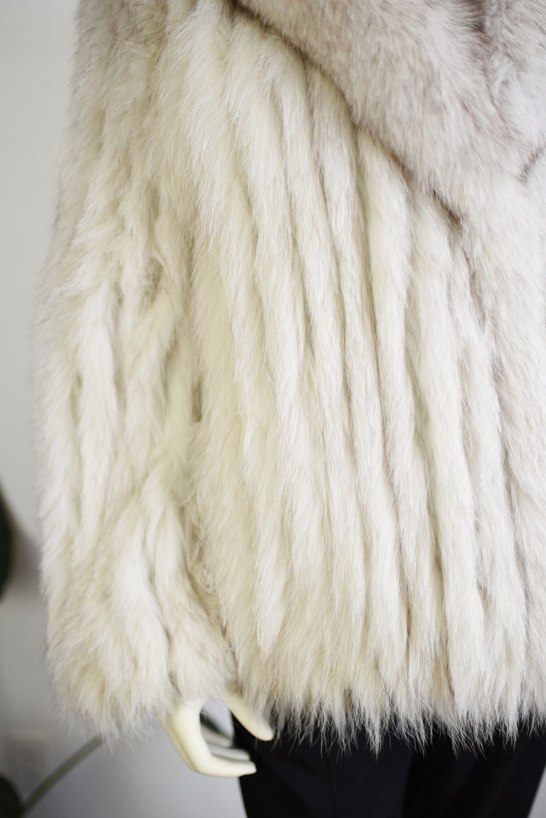 80s Fox Fur Coat M image 3