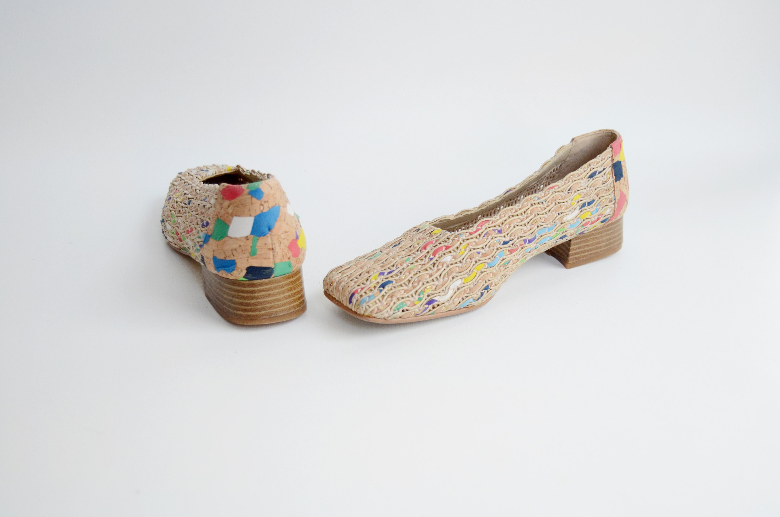 90s square heels