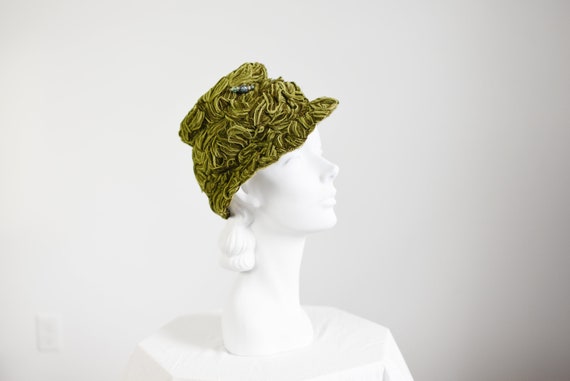1960s Green Vincent De Koven Hat